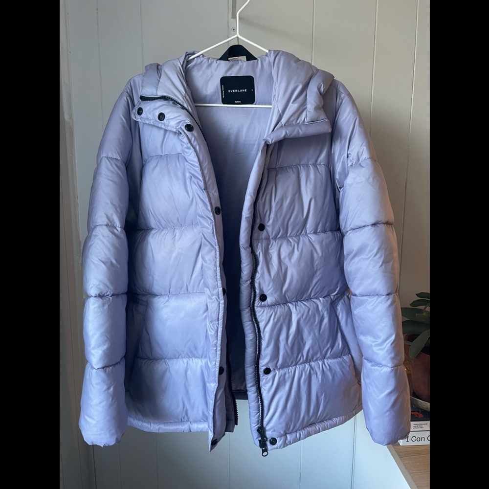 Everlane Lavender Renew Puffer